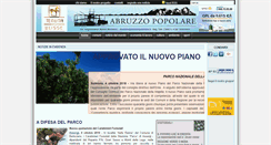 Desktop Screenshot of abruzzopopolare.it