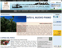 Tablet Screenshot of abruzzopopolare.it